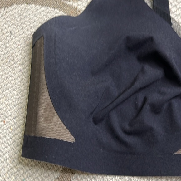 Honeylove Black mesh CrossOver Bra, wireless Bra with Adjustable Straps size 1X - Picture 3 of 14